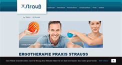 Desktop Screenshot of ergotherapie-strauss.de